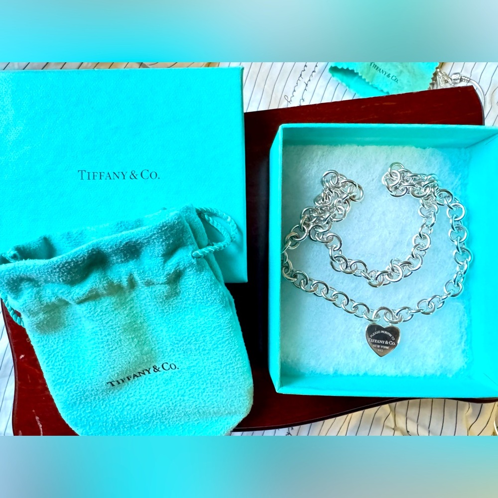 Authentic Tiffany Padlock Choker Necklace